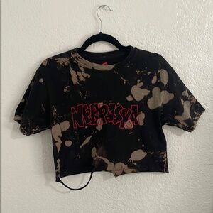 Nebraska Graphic Crop Top